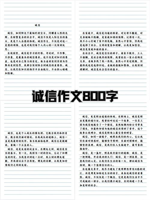 雅思作文诚实，诚信雅思作文