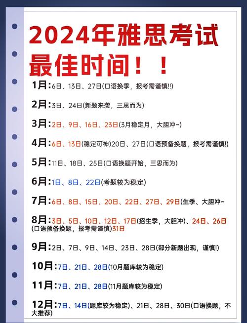 雅思口语时间表，雅思口语的时间安排