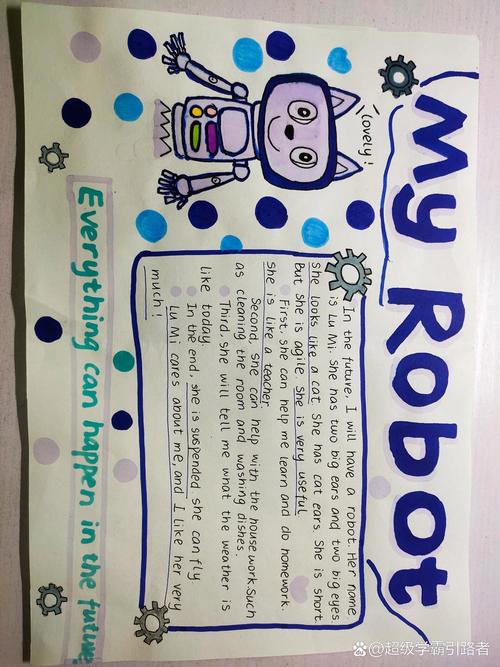 英文看图作文,英文看图作文机器人商店