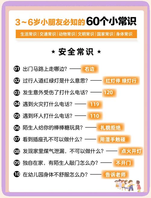 讲给幼儿听的生活常识