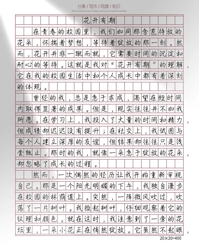 写作高分作文范例