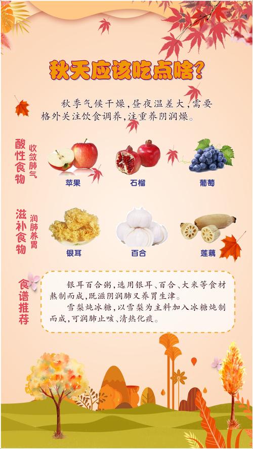 秋季儿童饮食健康小常识