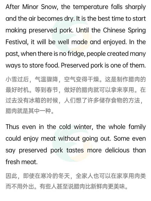 雪的作文英语小学