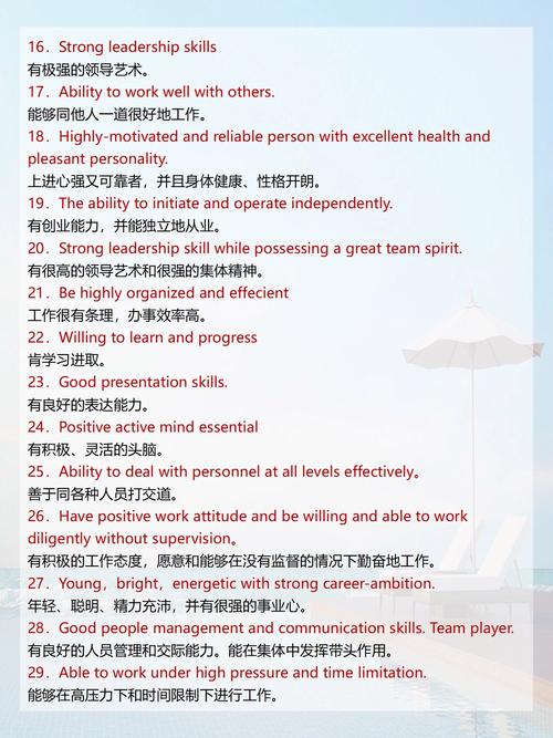 英语口语对话求职面试