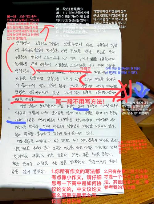 韩语写作图表作文