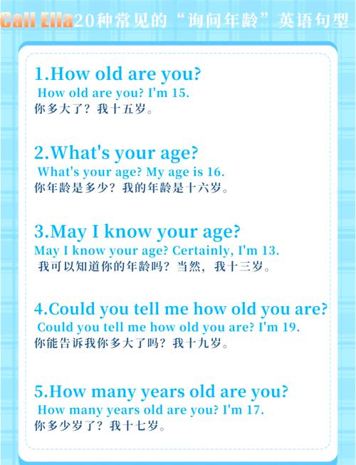 英语口语回答常用句型