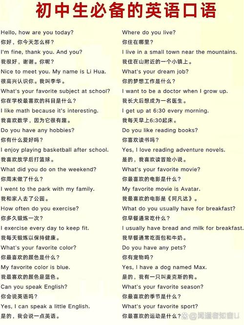 英语口语考试对话文章