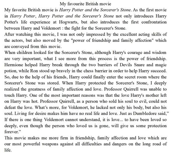 描写英国的小作文