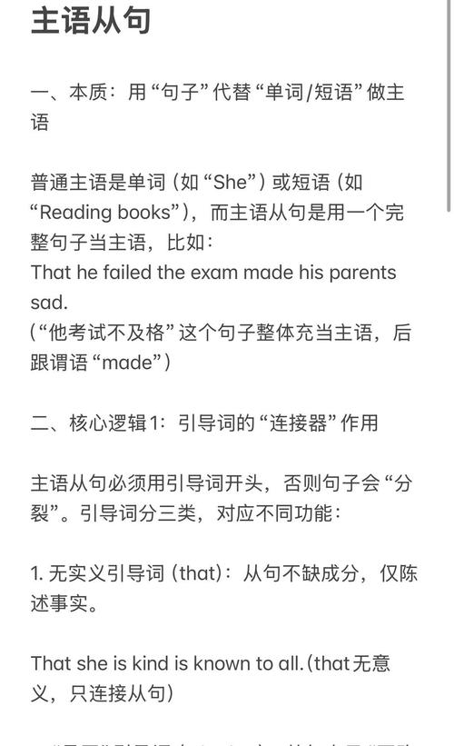 作文中的主语从句