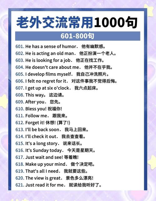 英语口语日常交流学习